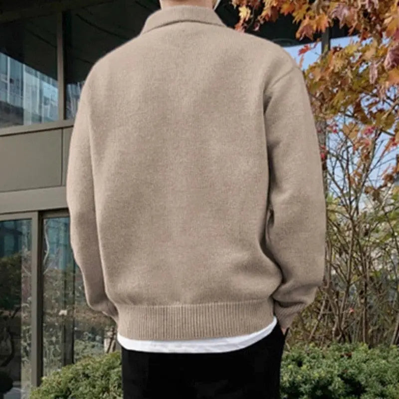 Herre Polo med Knapper Klassisk Stil 1