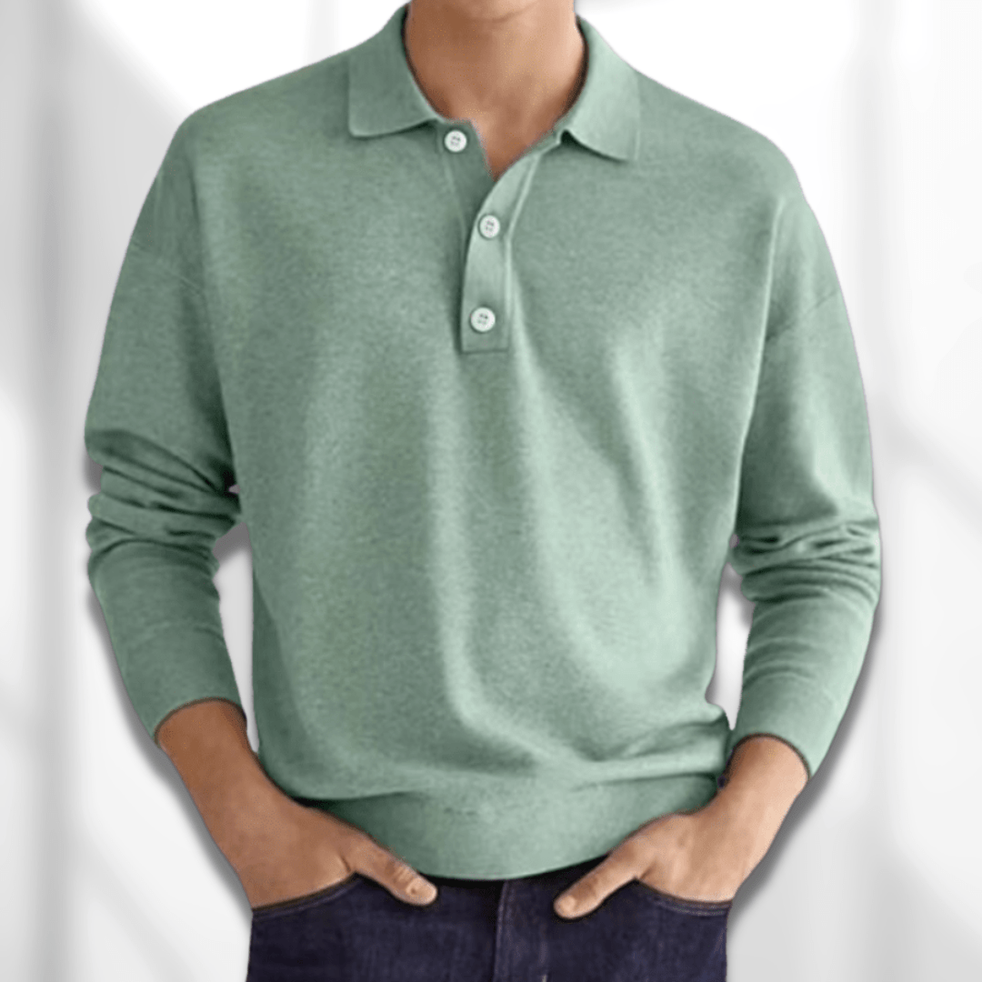 Herre Polohemd Klassisk Design Mykt Stoff 5