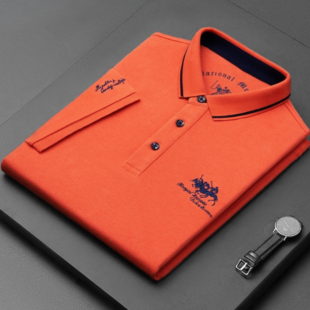 Herre Poloshirt Moderne Stil Blandet Stoff 6