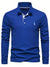Herre Poloshirt med Lange Ermer og Kontrasterende Detaljer 4