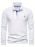 Herre Poloshirt med Lange Ermer og Kontrasterende Detaljer 5
