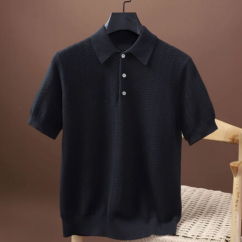 Herre Poloskjorte Klassisk Stil 1