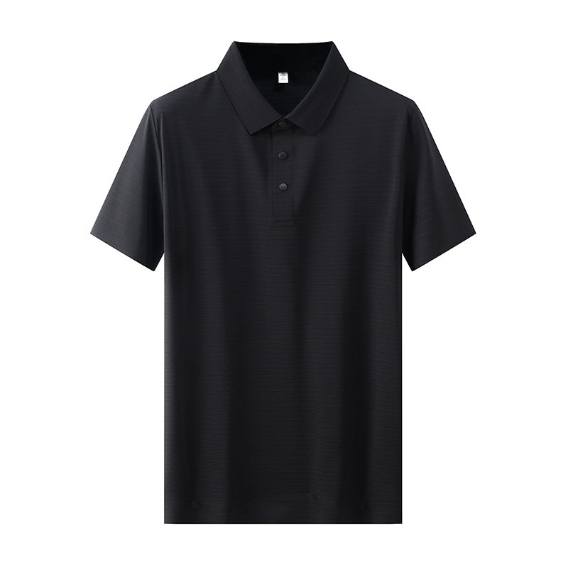 Herre Poloskjorte Klassisk Stil Ribbete Design 5