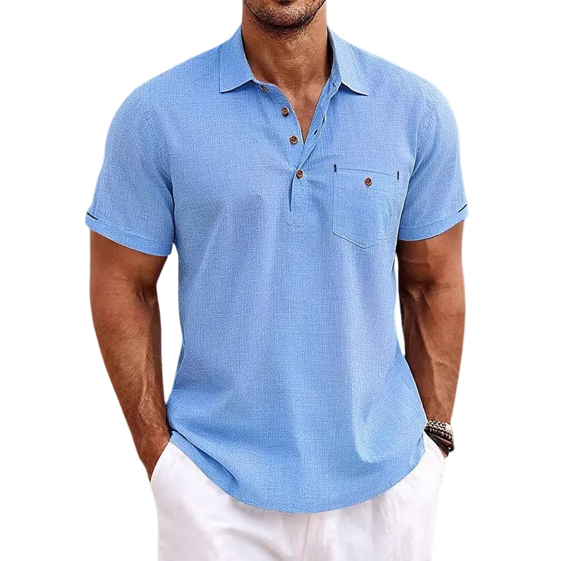 Herre Poloskjorte Uformell Stil 0