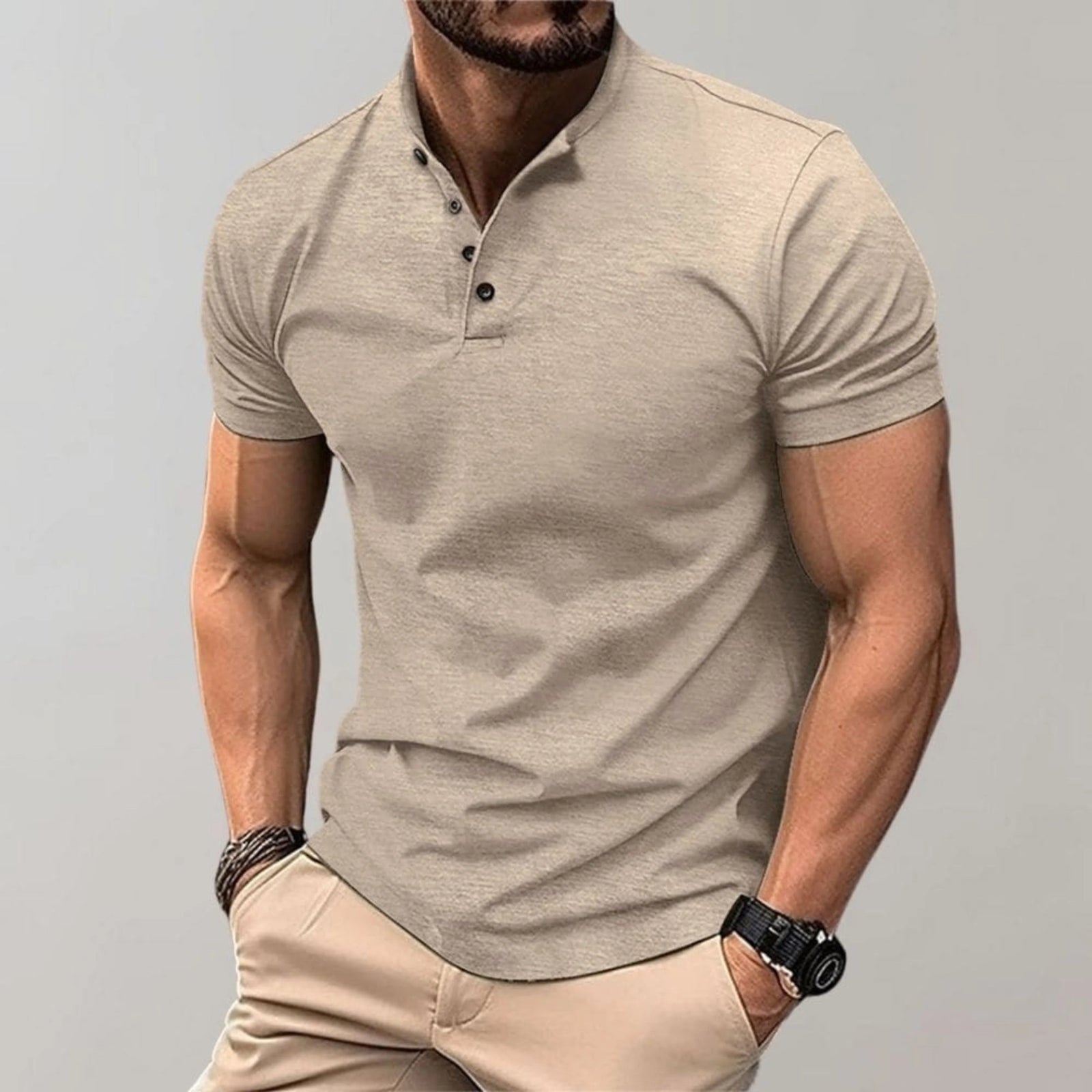 Herre Poloskjorte Uformell Stil 2