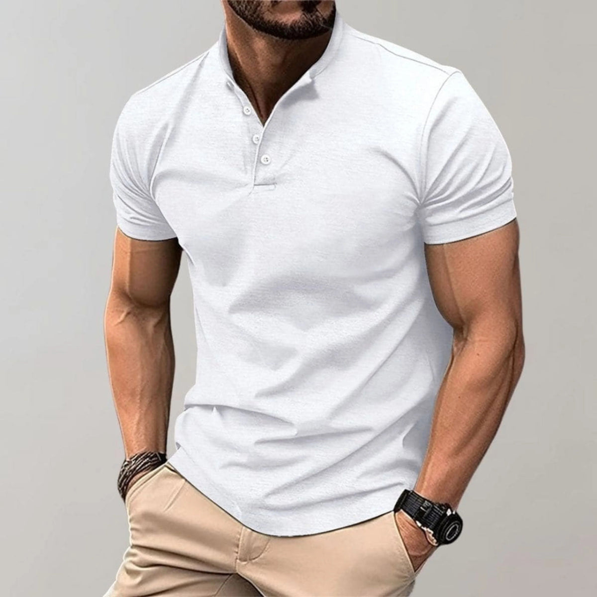 Herre Poloskjorte Uformell Stil 4
