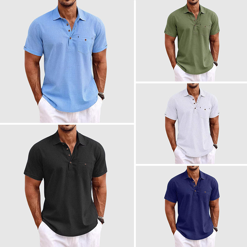 Herre Poloskjorte Uformell Stil 5