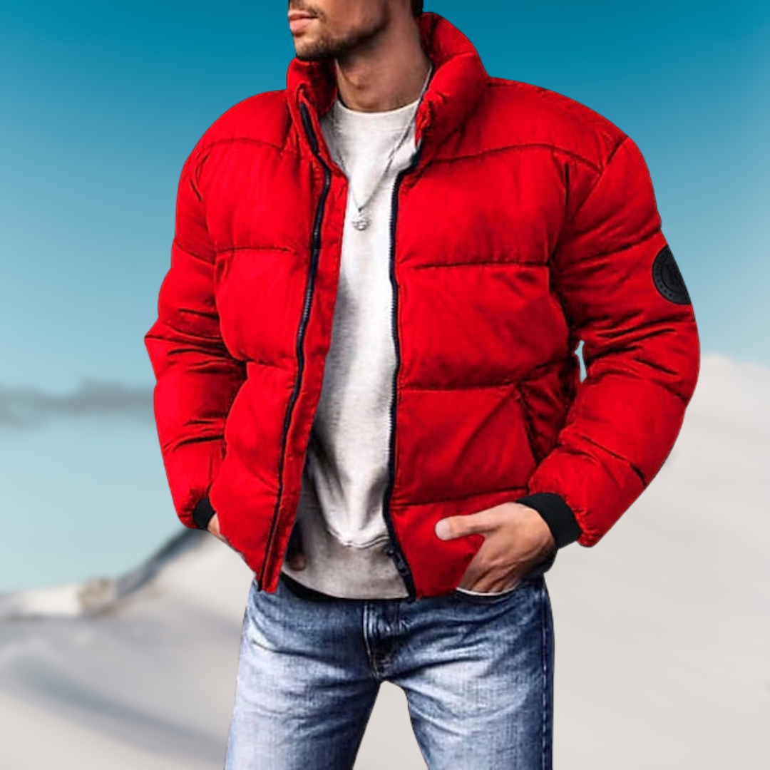 Herre Pufferjakke Moderne Design 3