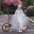 Herre Regnponcho Transparent PVC for Utendørsbruk 4