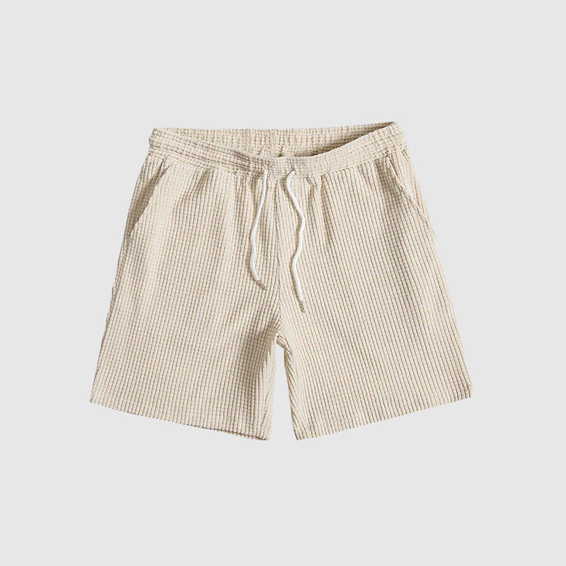 Herre Sett med Kortermet Skjorte og Shorts Avslappet Stilig 7