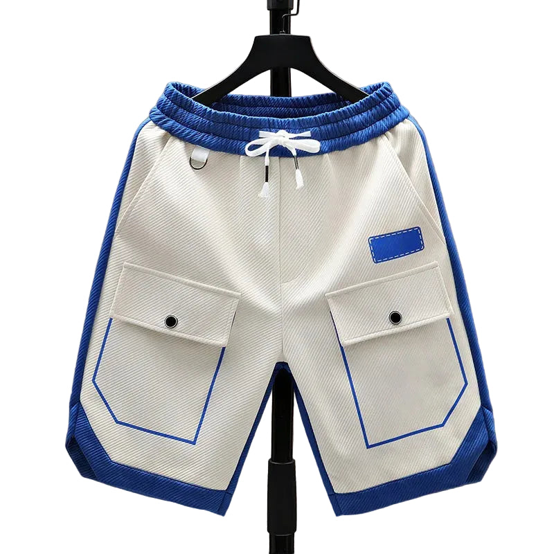 Herre Shorts Tofarget Design Knelang 0