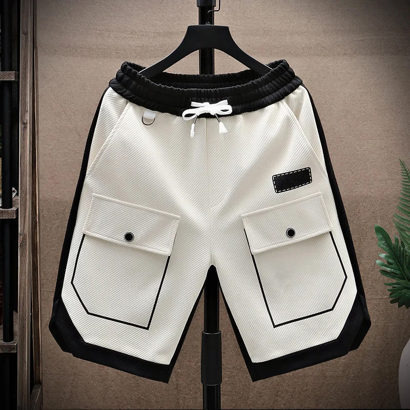 Herre Shorts Tofarget Design Knelang 1