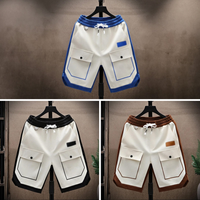 Herre Shorts Tofarget Design Knelang 3