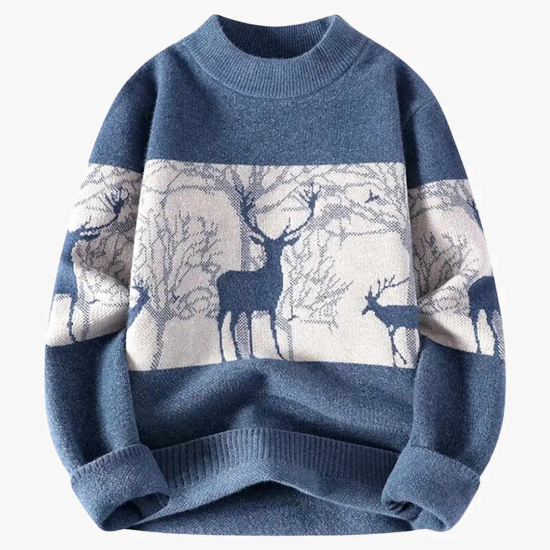 Herre Skjorte Avslappet Design Med Ribbestrikkede Detaljer 0