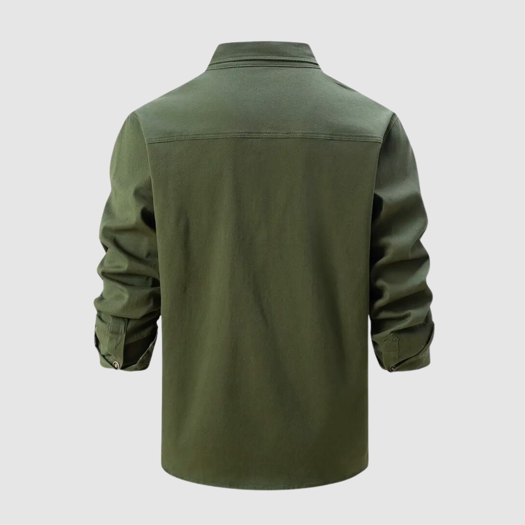 Herre Skjorte Casual Worker Stil 2