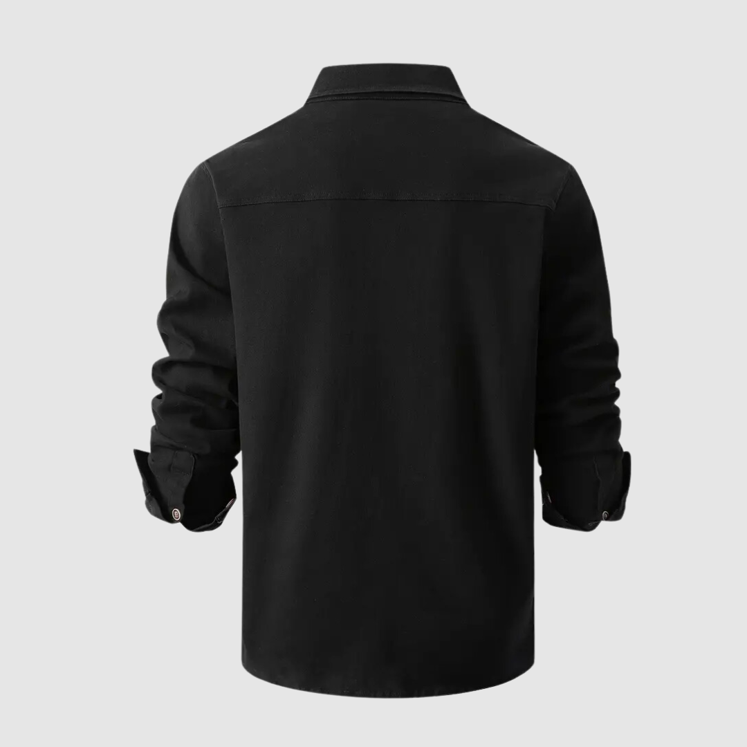 Herre Skjorte Casual Worker Stil 6