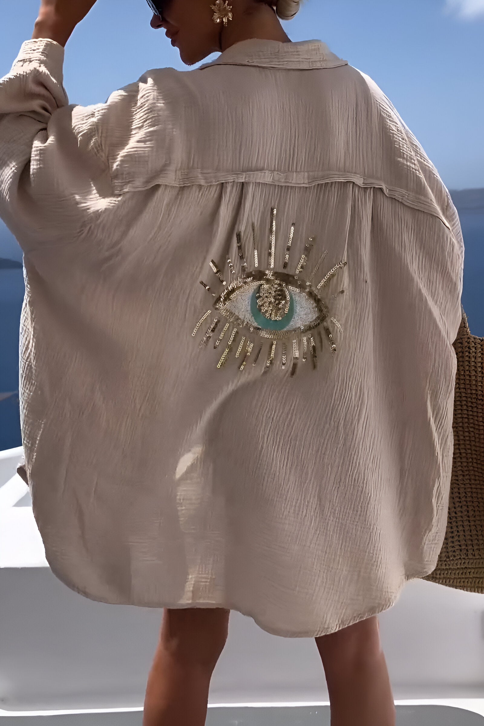 Herre Skjorte Polo Med Unikt Perlebroderi 5