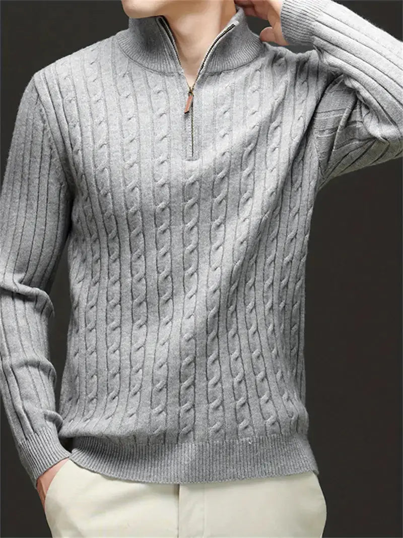 Herre Skjorte Zip-Stil Sporty Design 1