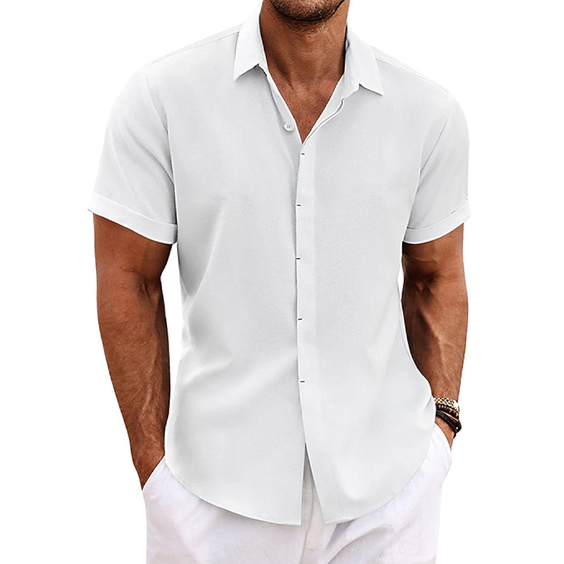 Herre Skjorte med Klassisk Krage 9