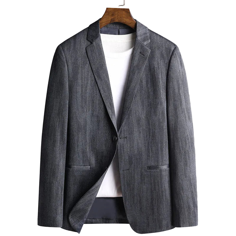 Herre Slim-Fit Blazer med Strukturert Silhuett 0