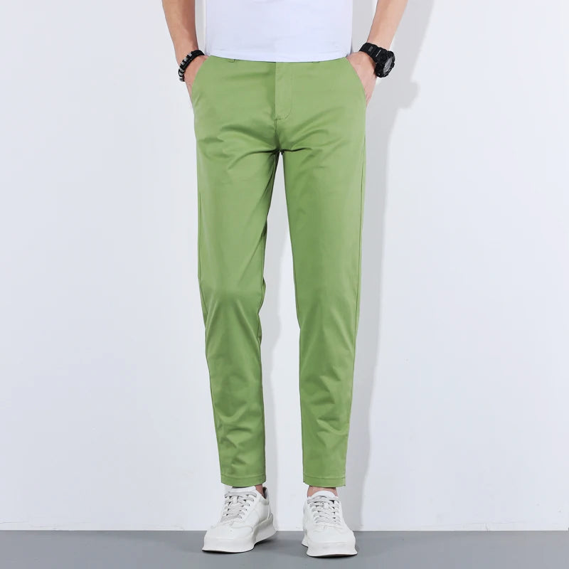 Herre Slim-Fit Bukser med Avsmalnende Ben 5