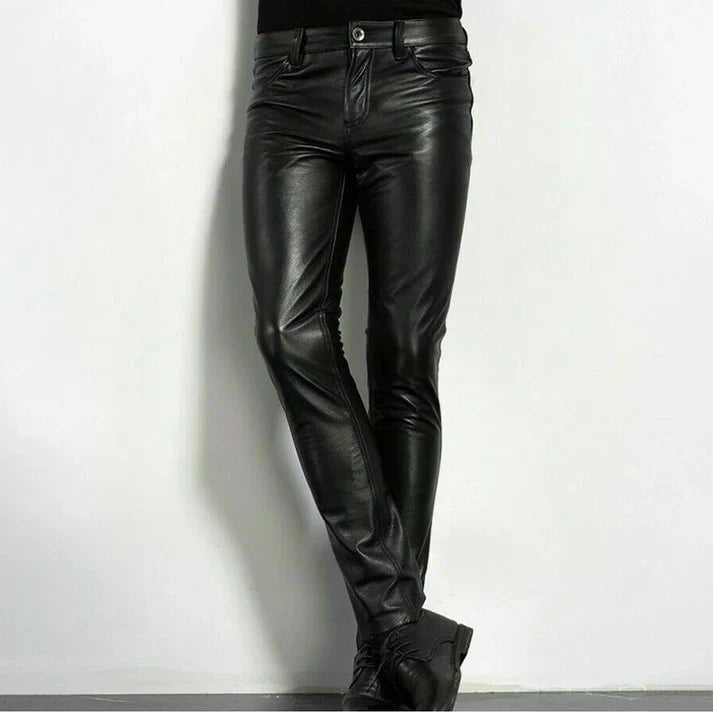 Herre Slim Fit Bukser med Moderne Silhuett 1