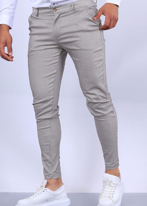 Herre Slim Fit Denim Bukser med Lommer 4