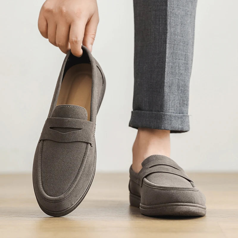 Herre Slip On Loafers Komfortabel Uformell Sko 0