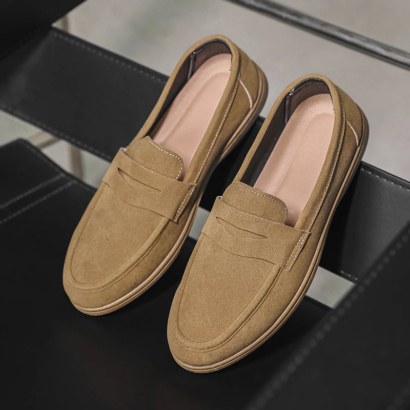 Herre Slip On Loafers Komfortable Utendørs Sko 2