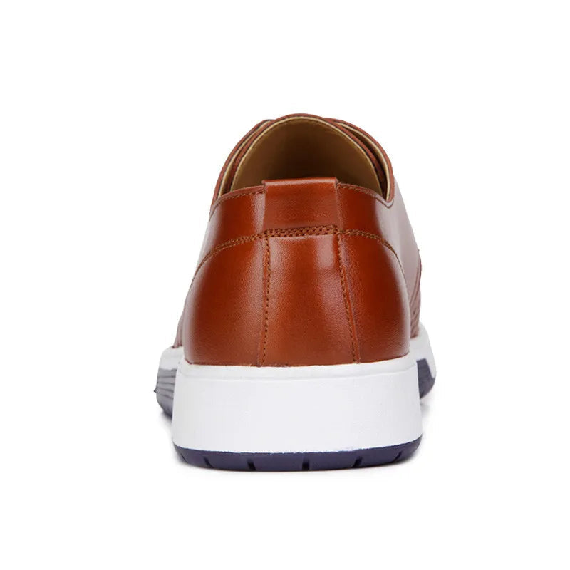 Herre Sneakers Low Top Perforert Design Komfortabel og Stilren 1