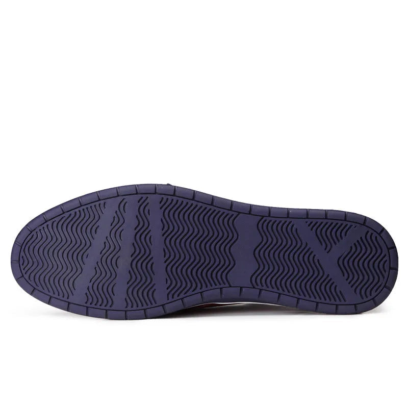 Herre Sneakers Low Top Perforert Design Komfortabel og Stilren 6
