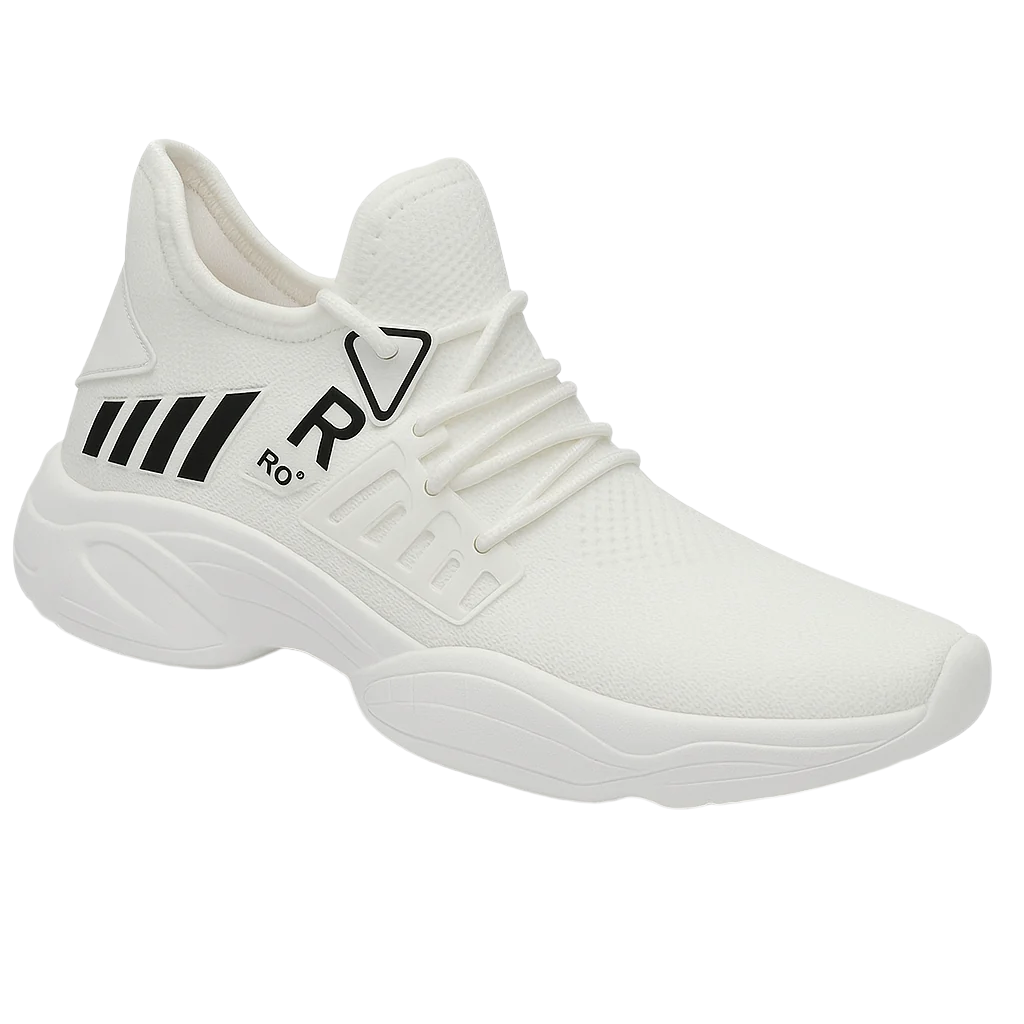 Herre Sneakers med Skjult Høydeforsterkning Minimalistisk Design 0