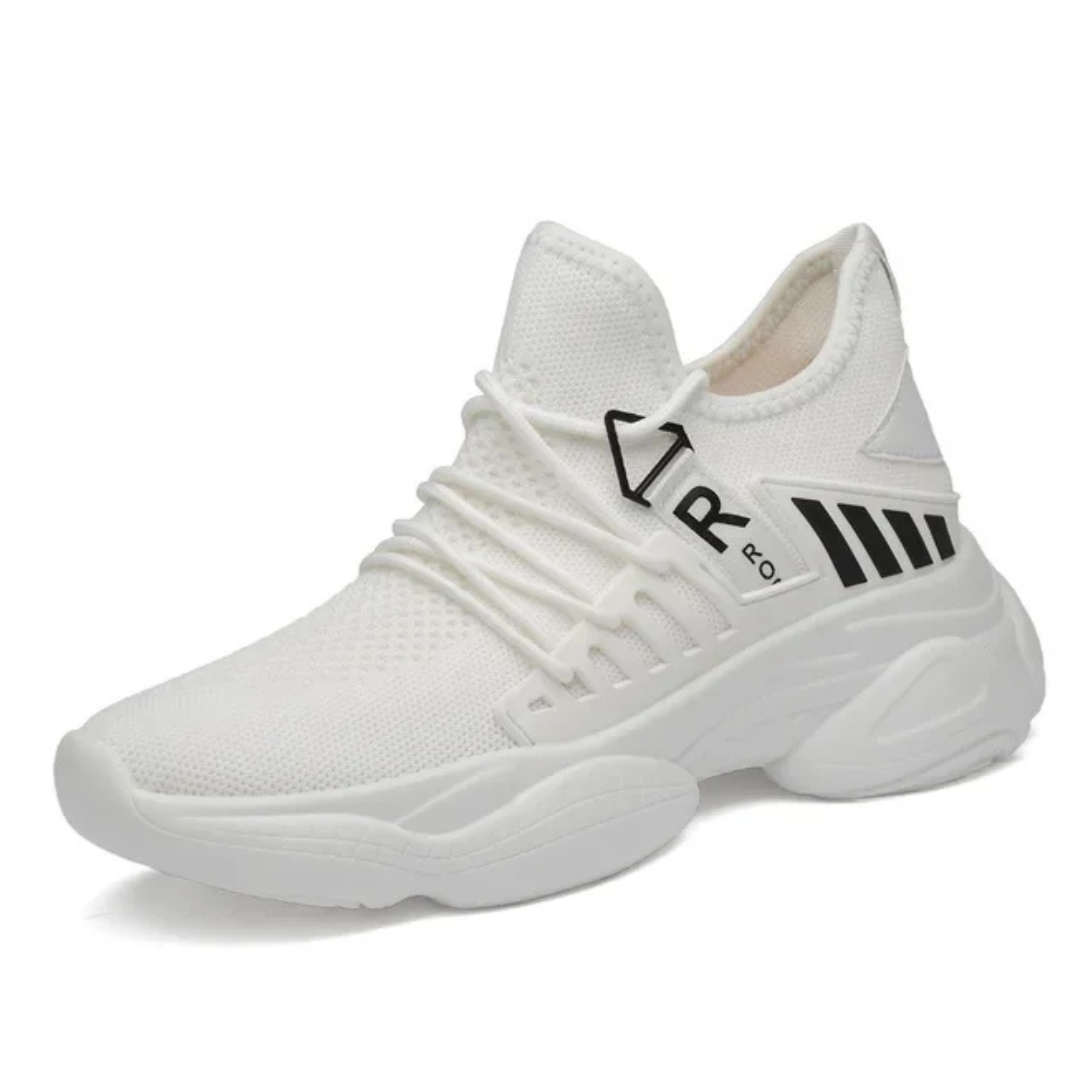 Herre Sneakers med Skjult Høydeforsterkning Minimalistisk Design 1