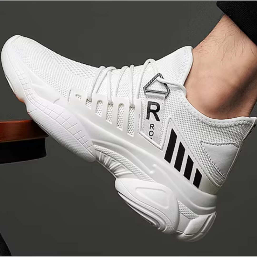 Herre Sneakers med Skjult Høydeforsterkning Minimalistisk Design 9