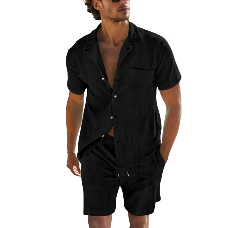 Herre Sommer Sett Avslappet Stil 2