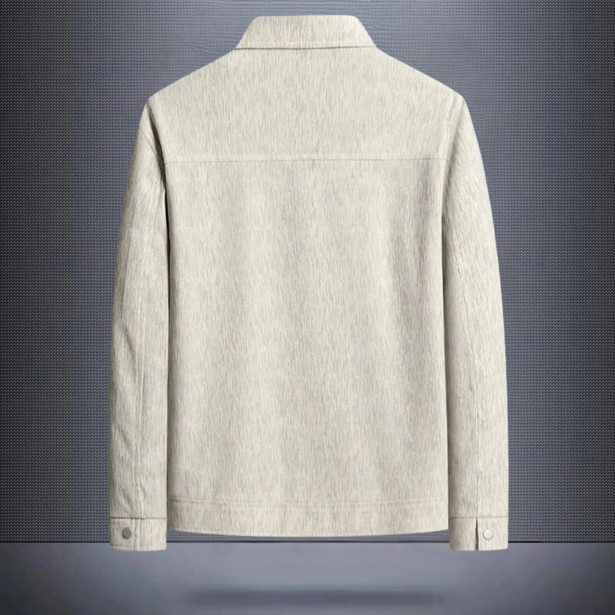 Herre Sommerjakke med Ribbet Design 2