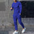 Herre Sportsett Langermet Komfortabel Polyester 2