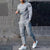 Herre Sportsett Langermet Komfortabel Polyester 3
