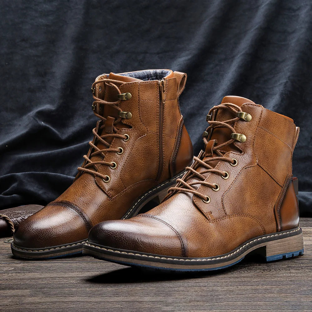 Herre Støvel med Cap Toe Design 1