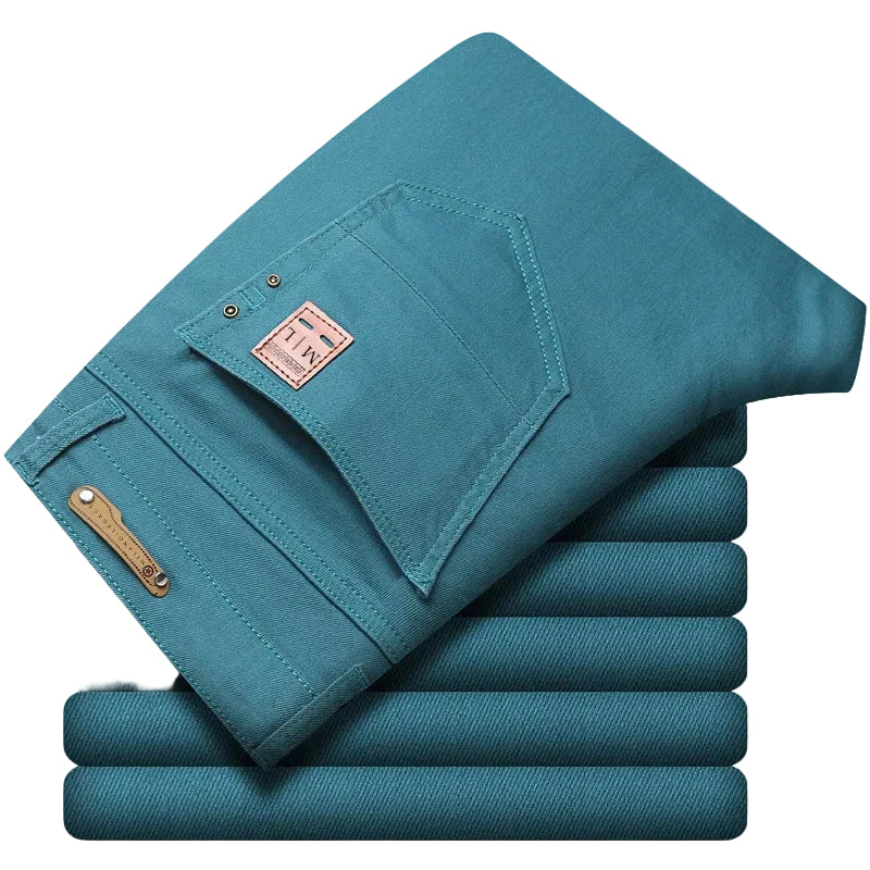 Herre Stretchjeans med Slank Passform 0