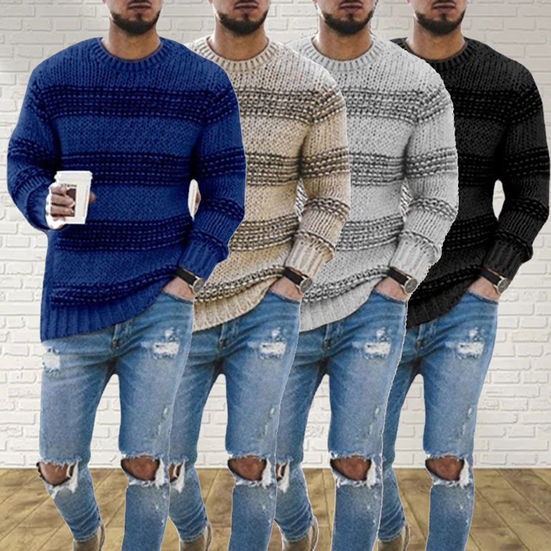 Herre Strikkegenser Høststil 2