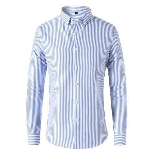 Herre Stripete Skjorte Smart Casual 4