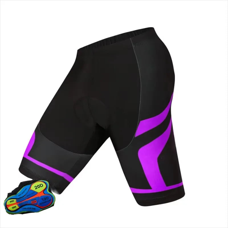 Herre Sykkelbukse Bib Shorts Pustende Polyester Elastan 20D Gel Polstret 1