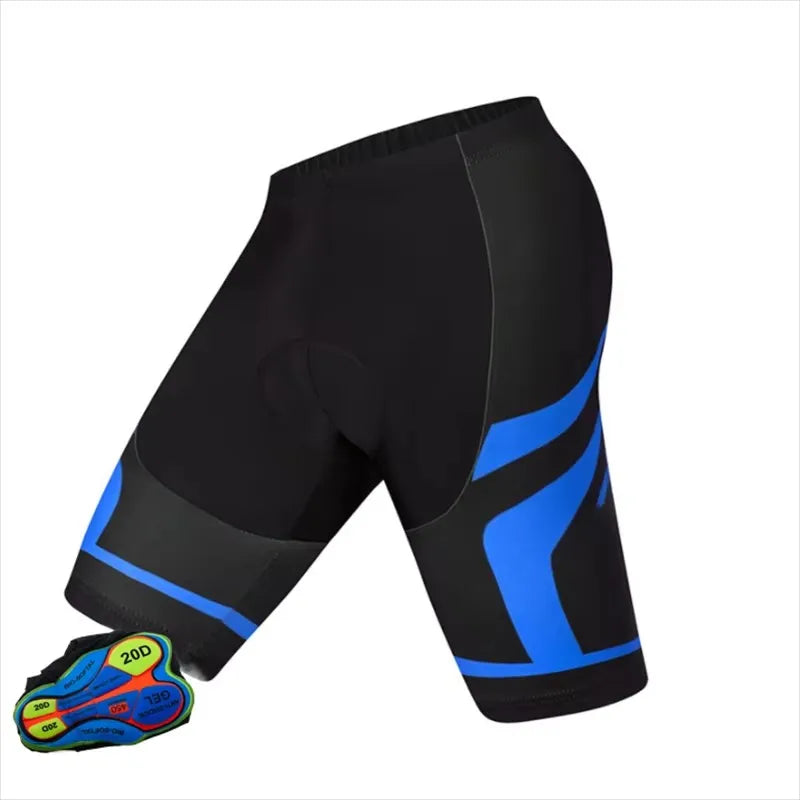 Herre Sykkelbukse Bib Shorts Pustende Polyester Elastan 20D Gel Polstret 2