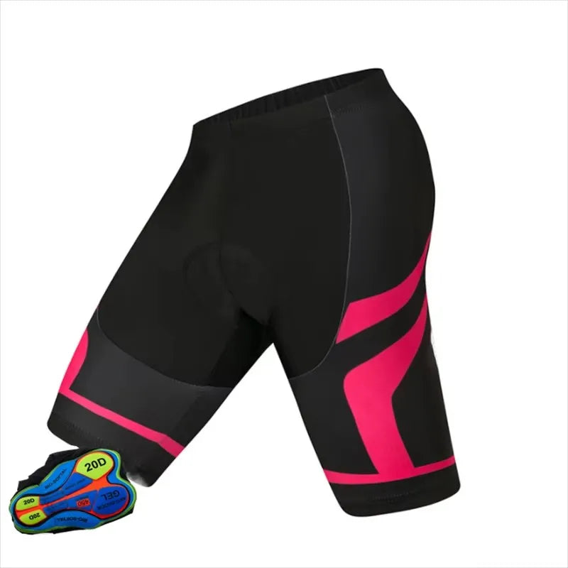 Herre Sykkelbukse Bib Shorts Pustende Polyester Elastan 20D Gel Polstret 4