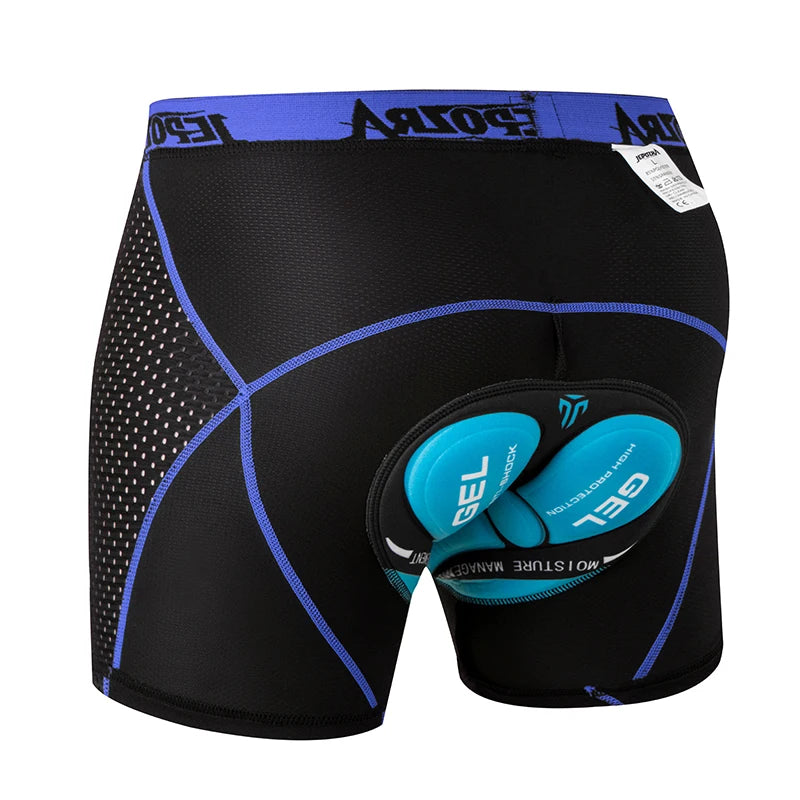 Herre Sykkelshorts Pustende Med 4D Gelpute 0