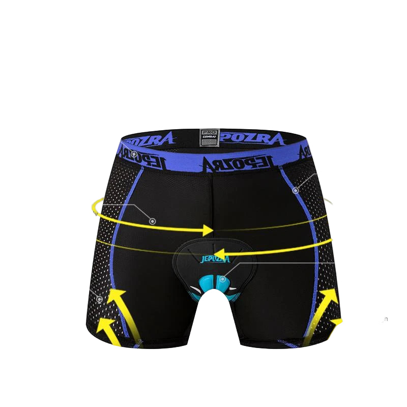 Herre Sykkelshorts Pustende Med 4D Gelpute 3