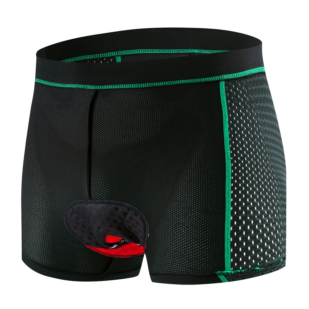 Herre Sykkelshorts Pustende Mesh med 5D Gelpute Elastisk Stoff 1