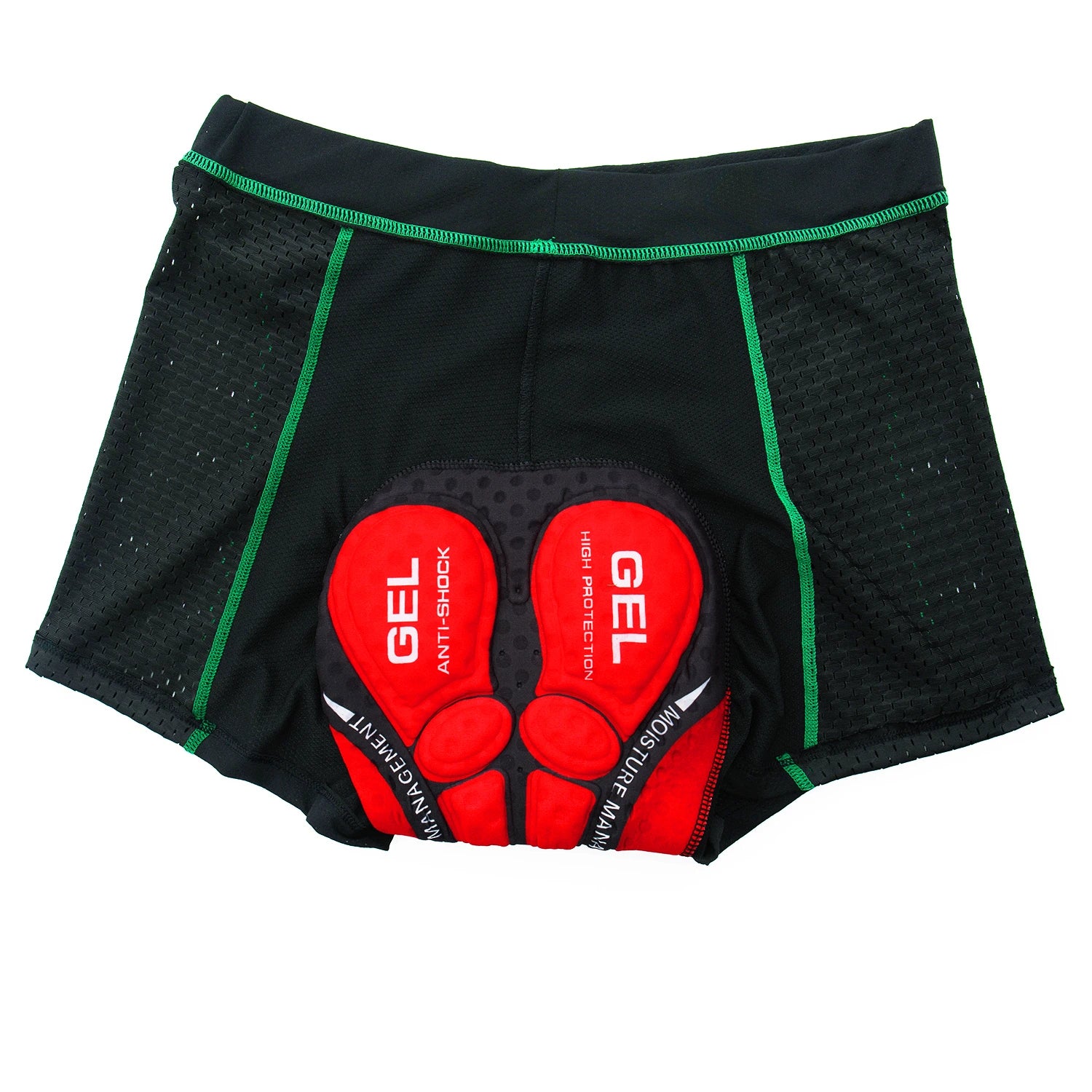 Herre Sykkelshorts Pustende Mesh med 5D Gelpute Elastisk Stoff 3