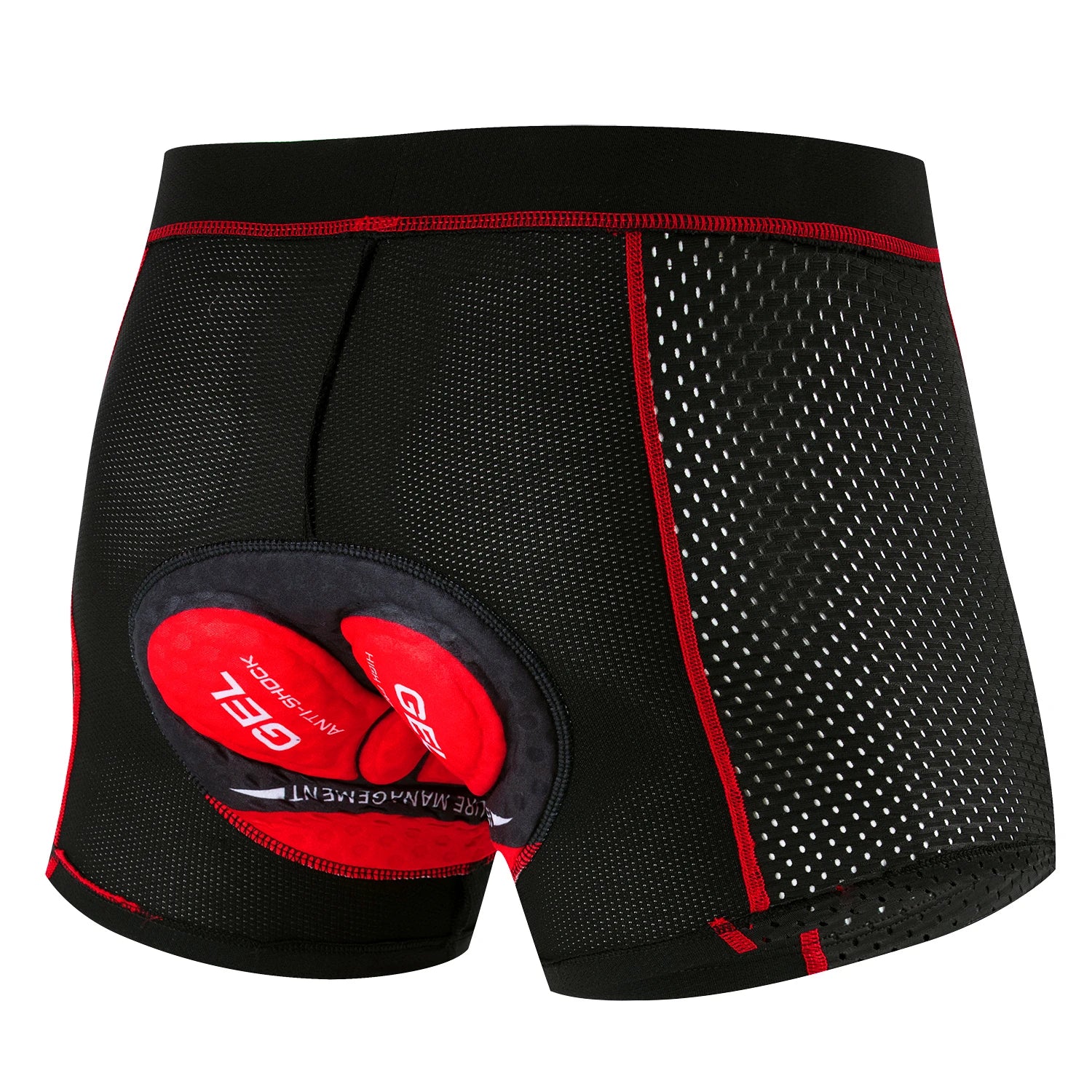 Herre Sykkelshorts Pustende Mesh med 5D Gelpute Elastisk Stoff 7